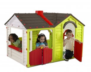 Детский садовый домик Keter GARDEN VILLA PLAYHOUSE 17182766- с коричневой крышей