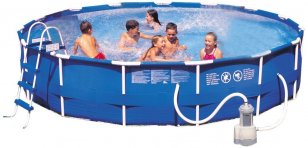 Каркасный бассейн с комплектом 549х122 см, Metal Frame, Intex 28252/56952-1