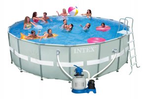 Каркасный бассейн с комплектом 549х132 см, Ultra Frame, Intex 28334/54958
