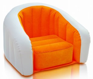 Кресло надувное детское 69х56х48 см Intex 68597NP - оранжевое