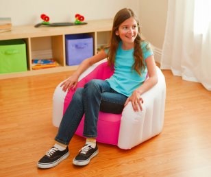 Кресло надувное детское Intex 68597NP - розовое
