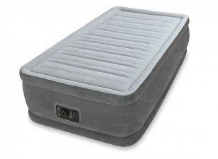 Кровать надувная односпальная 99х191х46 Twin Comfort-Plush, Intex 64412 с электронасосом