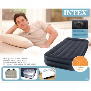 Кровать надувная односпальная 99х191х47 см Twin, Intex 66706 - упаковка