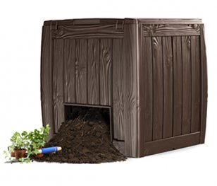 Садовый компостер KETER Deco Composter 17196661- коричневый