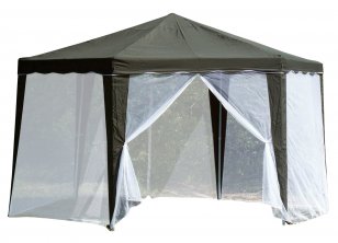 Садовый тент-шатер Garden4you 8900 шестиугольный 2x2x2 м