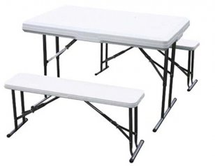 Складной стол Green Glade WX-B183 с 2 скамейками
