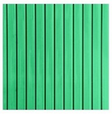 Сотовый поликарбонат Sotek (1/3 листа 2,1*2м) зеленый 4мм