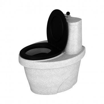 Торфяной туалет Rostok (белый гранит)