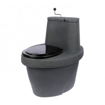 Торфяной туалет Rostok (черный гранит)